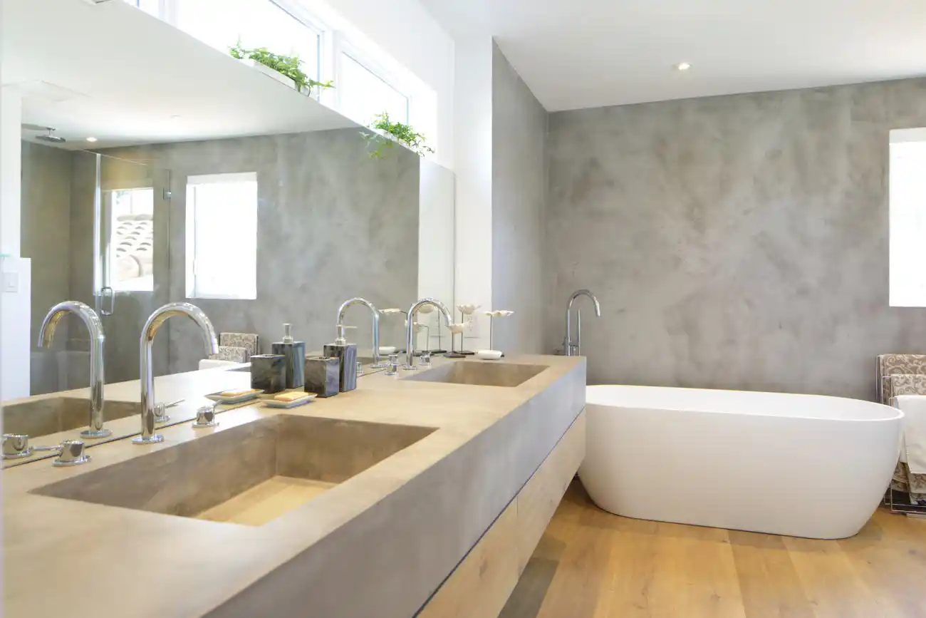 Microcemento baños en Elche